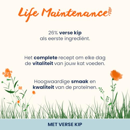 Almo Nature Functional Life Maintenance - Droogvoer Kattenbrokjes voor Volwassen Katten - Smaak: Verse Kip - Volledige Voeding met Vers Vlees als Eerste Ingrediënt - 2 kg - Afbeelding 3