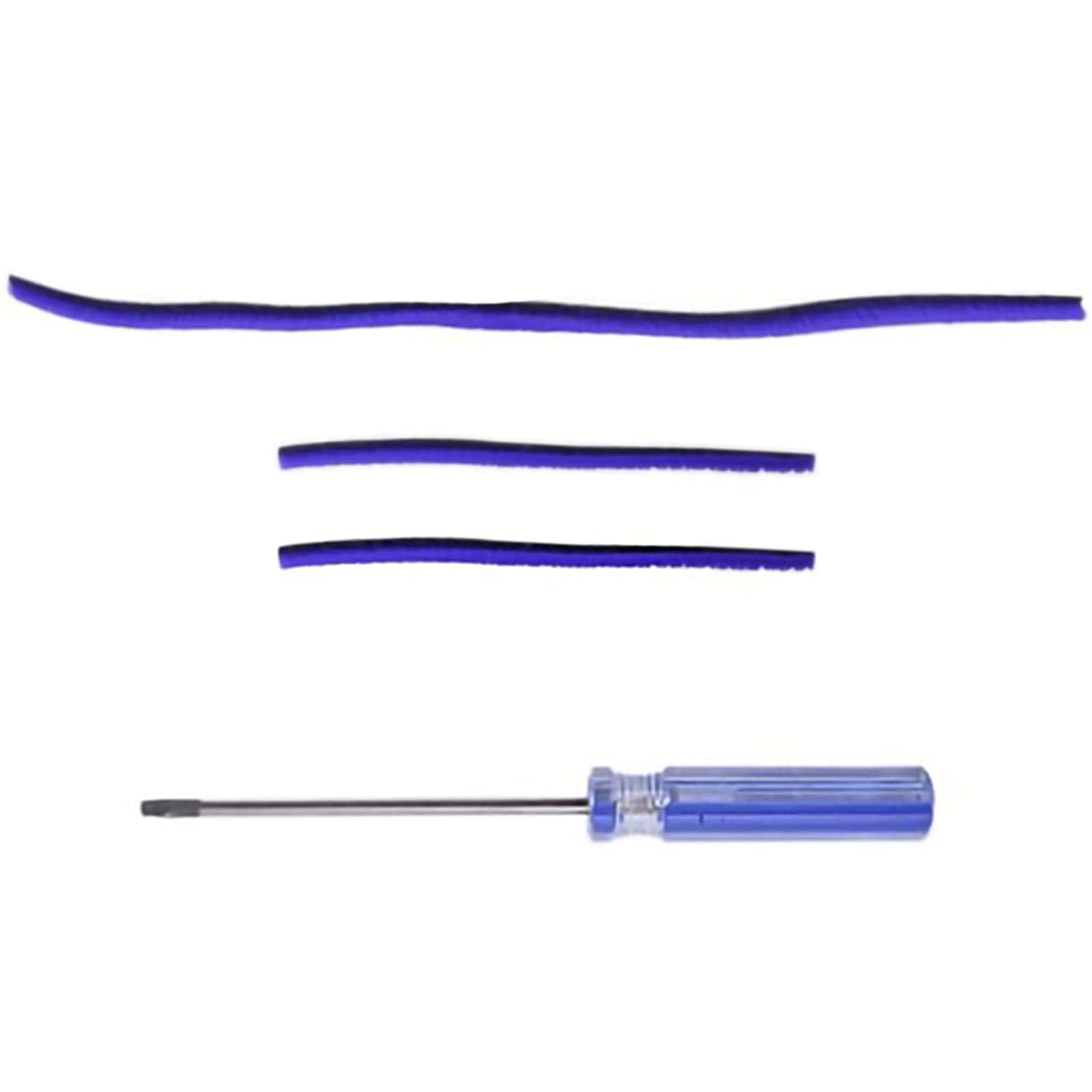 MODJUEGO Replacement Soft Plush Sticking Strip Blue Hose Tube for Dyson V7 V8 V10 V11 Vacuum Cleaner Spare Part Accessories (Strips)