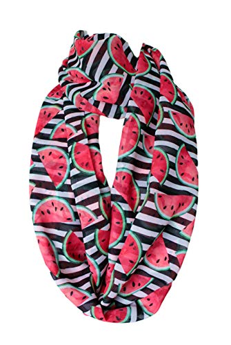 Etwoa Watermelon Pieces Pattern Infinity Circle Scarf3