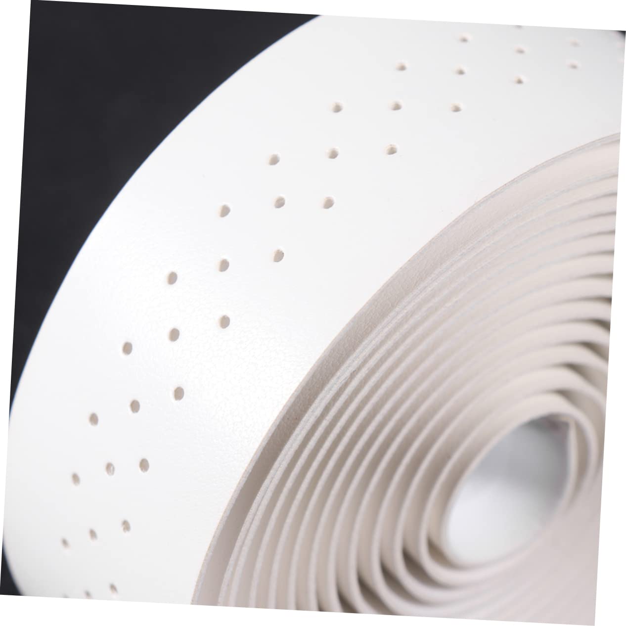 Yardwe 3sets Nastro Per Manubrio Pu Pelle Design Antiscivolo Assorbente Di Facile Da Installare Adatto Per Biciclette Da Strada e Mountain Bike Bianco