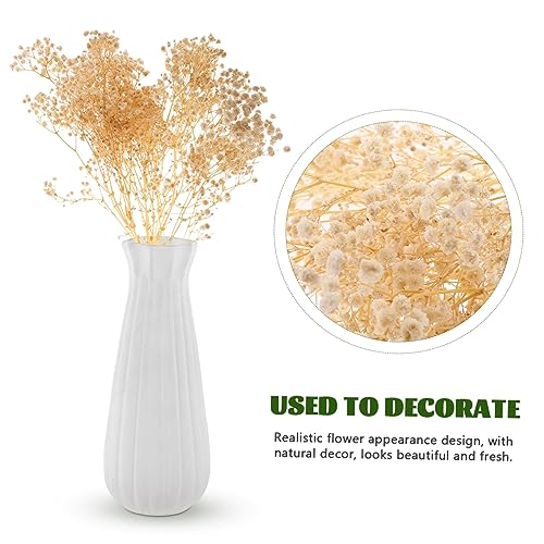 Ramo de flores secas Babysbreath color blanco miniatura 4