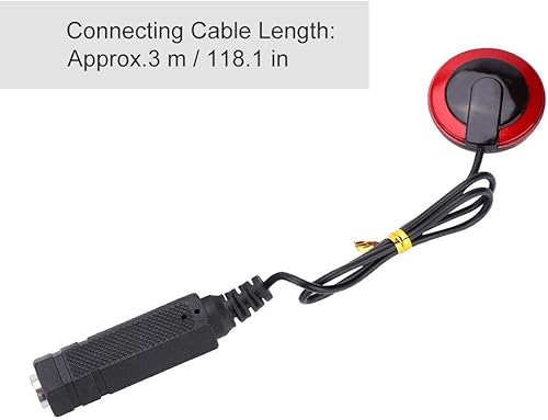 Miniatura 5 de Pastilla de guitarra, micrófono piezoeléctrico, transductor, cable de audio, adhesivo para guitarra, violín, ukelele, violonchelo, banjo instrumentos