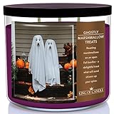 Ghostly Marshmallow Treats | Toasted Campfire Marshmallow Scented Halloween Fall Candles | Large 3 W