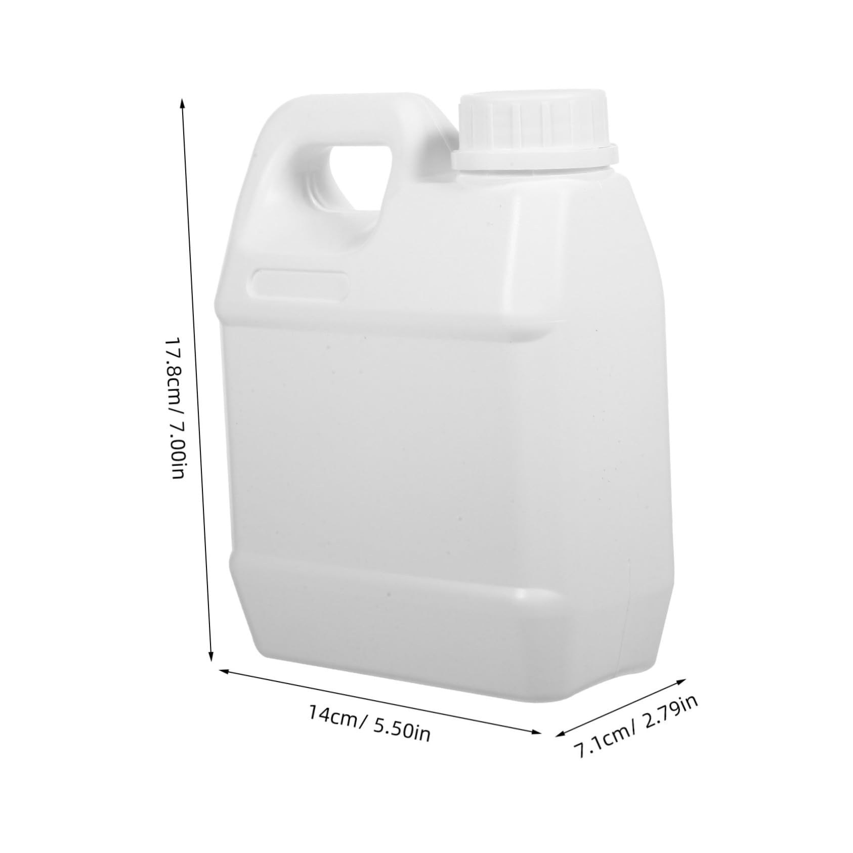 4 Sätze Versiegeltes Lagerfass Deckel Chemikalienbehälter Flüssig Krüge Ölbehälter Wandern Container Wasserfass Für Wohnwagen Reiseölflasche Weiß Kristallkleber 2 Stück * 4