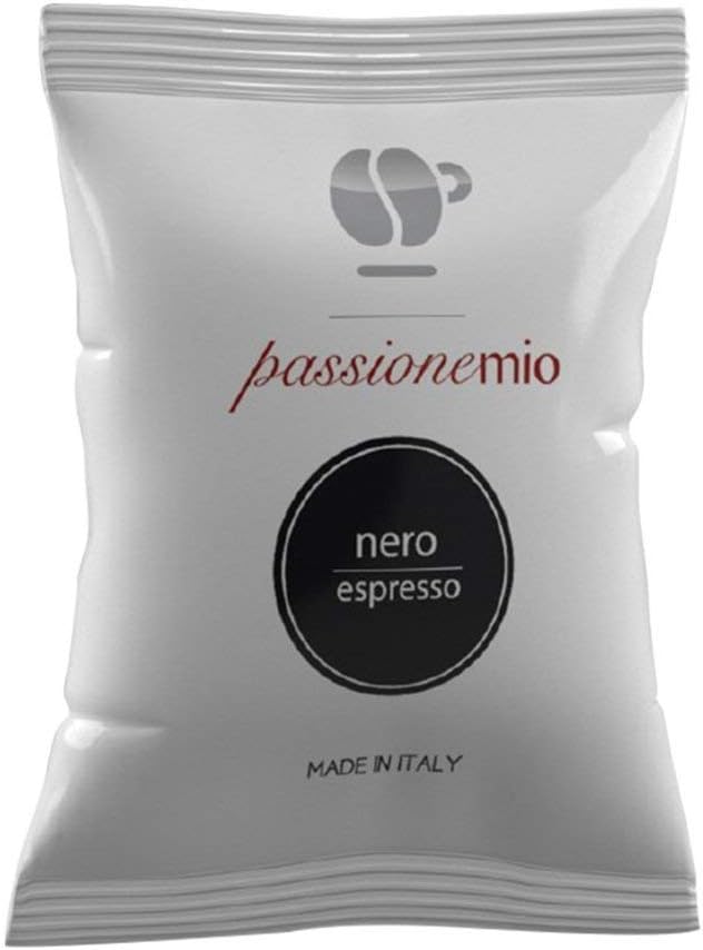 100 Capsules Coffee - PassioneMio Nero - Comp. Lavazza A Modo Mio - Lollo Coffee