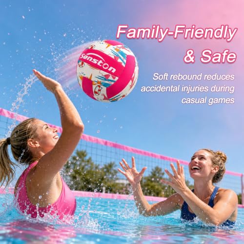 Image of Senston Lightweight Water Pool Volleyball Size 5 for Pool Games,for Beach Volleyball Indoor Outdoor