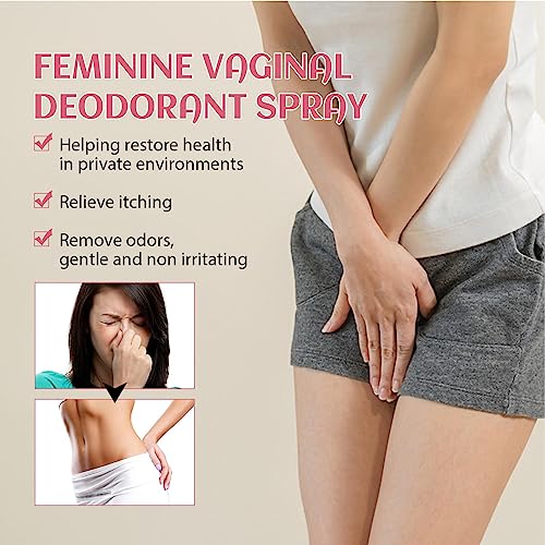 Intimní deodorant ve spreji pro ženy, sprej na intimní oblasti pro ženy, ochrana proti zápachu a intimní oblasti, bylinný extrakt intimní sprej pro zmírnění zápachu a svědění, 20 ml