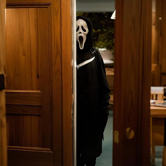 Halloween Scream Mask, Halloween Mask Scary, Halloween Mask Natural Latex Scary Skull Mask Horror Full Head Masque Halloween Party Costume Cosplay Props