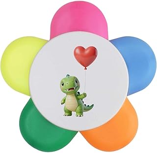 Azeeda 'Valentine's Dino' Flower Shape Highli...