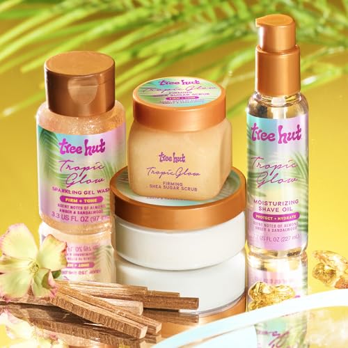 Image of Tree Hut Mini Tropic Glow Everything Shower Gift Set, Exfoliating Sugar Scrub, Foaming Gel Wash & Whipped Body Butter, Hydrating Self-Care Kit for Soft, Glowing Skin (Pack of 2)