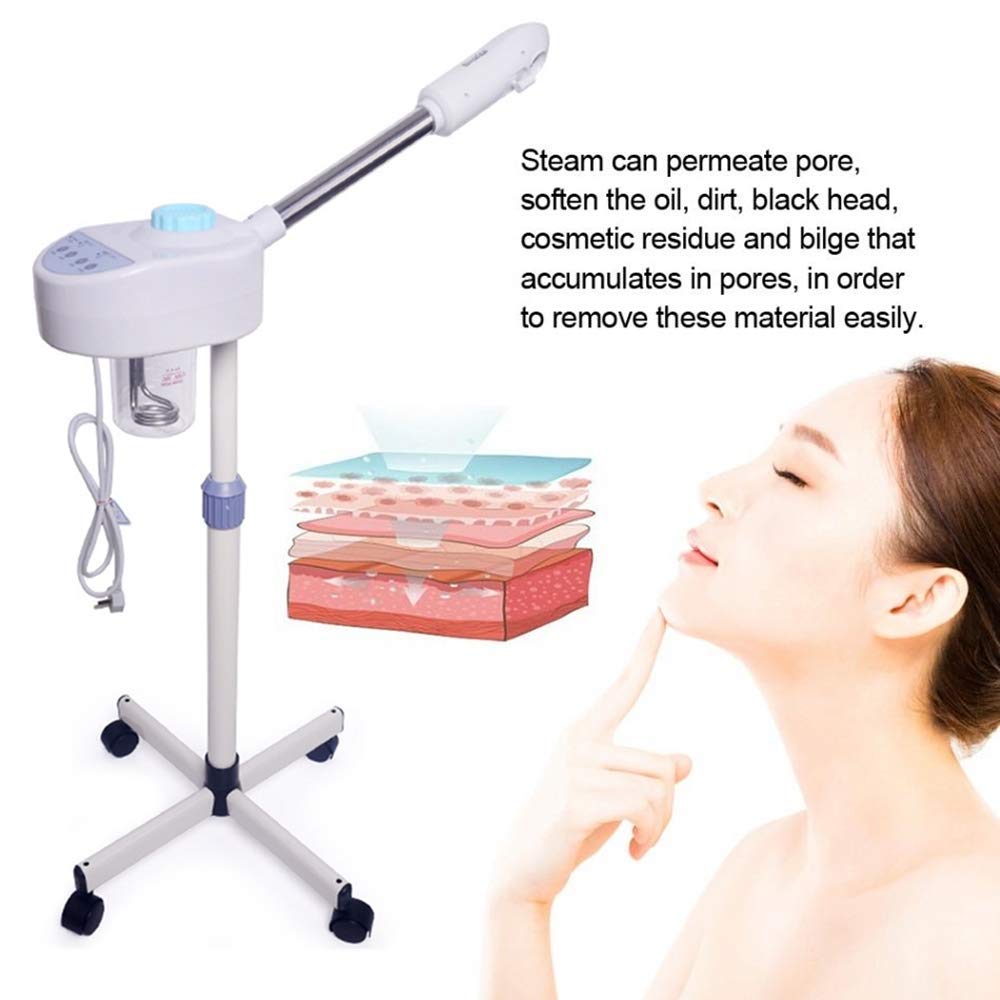 Nano Ionic Face Steamer Facial SPA Profesjonalna sauna do twarzy z gorącą mgiełką, otwartymi porami, redukcją zaskórników, poprawiającym przepływ krwi - bezpieczna i łatwa w użyciu