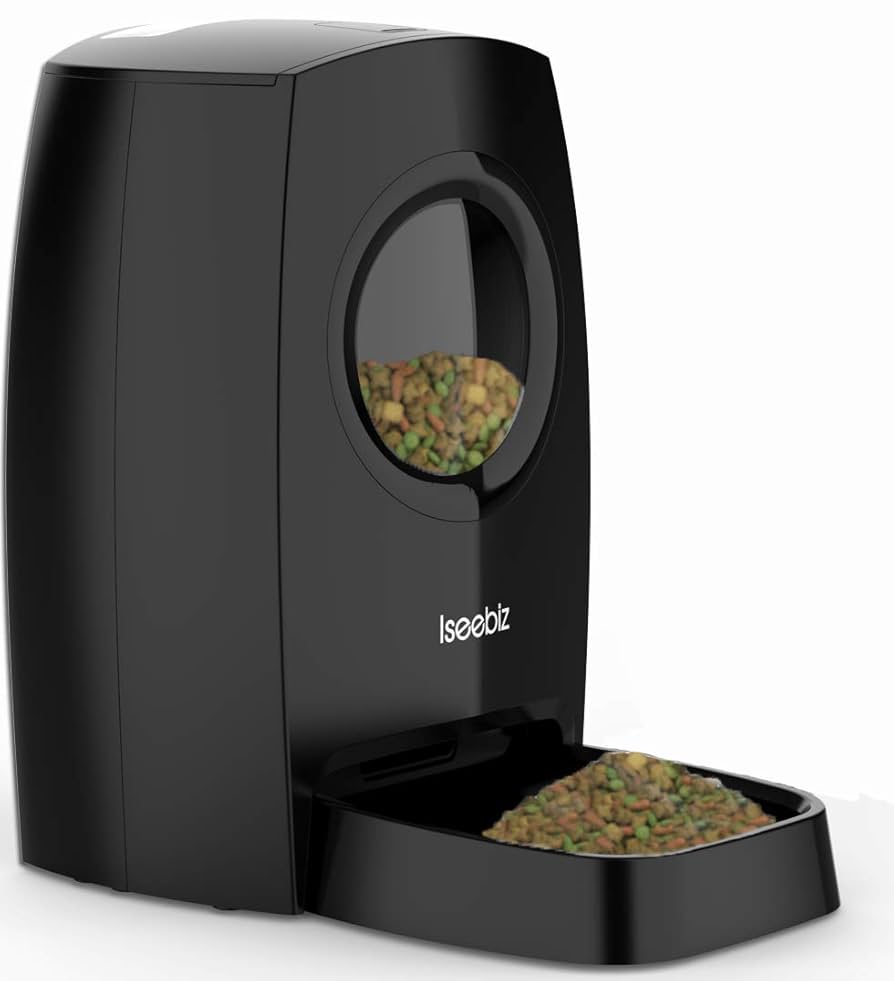 Iseebiz 自動給餌器 AD6 Amazon.co.jp: Iseebiz 自動給餌器 猫 中小型犬用 自動餌やり機