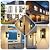 Outdoor Wall Lanterns, Exterior Waterproof Matte Black Wall Light Fixtures, Sconces Lighting with Clear Glass Shade, Anti-Rust E26 Socket Lights for Porch Entryway Patio, 2 Pack