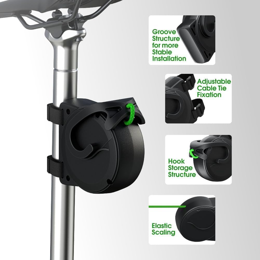 KIYTARBOO Barre De Traction Vélo Enfant Rétractable - Corde Remorquage Universelle Jusqu'à 265LB
