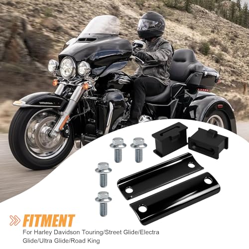 Image of Rear Air Cushion Muffler Shockproof Exhaust Tail Bracket for Harley Touring
