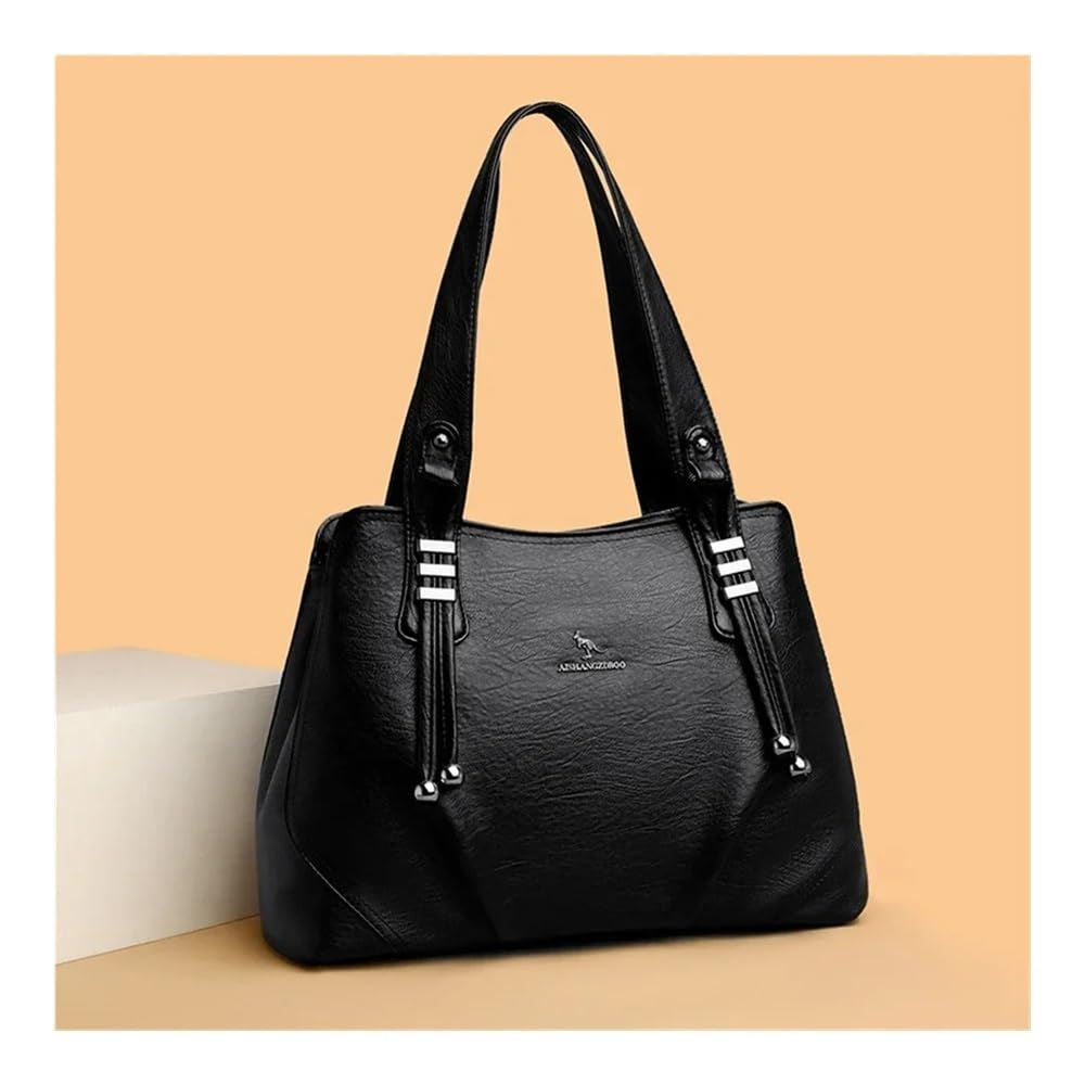 Miękkie skórzane luksusowe torebki damskie designerskie 3 warstwy torba na ramię crossbody damska duża pojemność zakupy torba kurierska