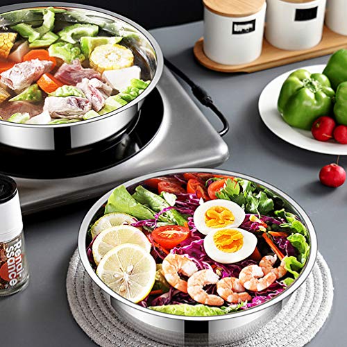 Conjunto de tigelas de cozinha de aço inoxidável Cabilock com 2 peças de tigelas de cozinha para nin