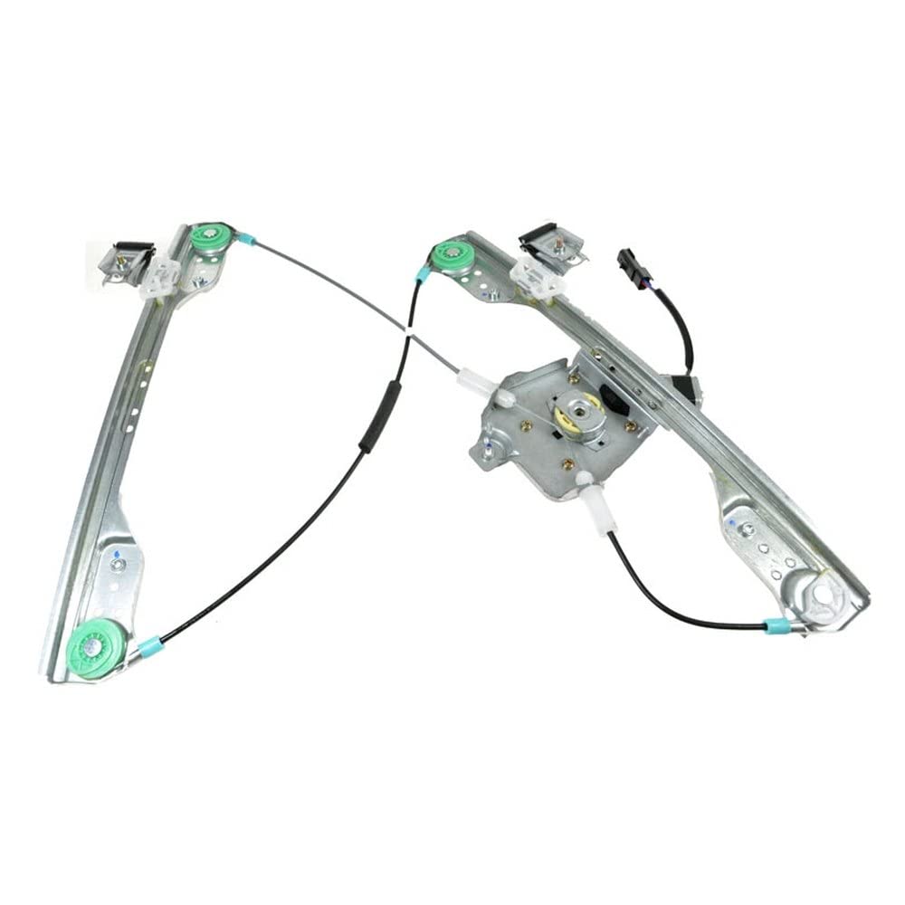 TRQ Front Right Power Window Regulator &amp; Motor Assembly Passenger Side Compatible with 2005-2010 Chrysler 300 2006-2010 Dodge Charger 2005-2008 Magnum CH1351132