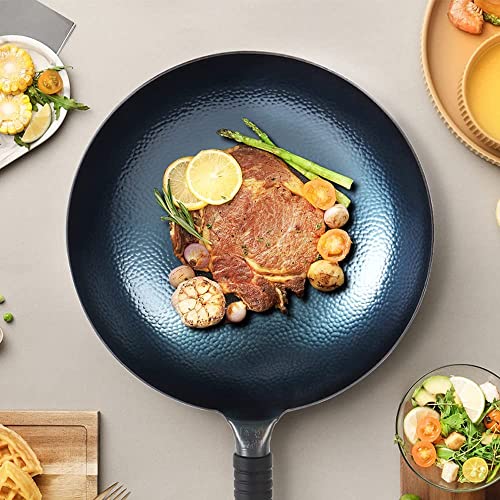Wok de Hierro Carbono Martillado Tradicional 30cm miniatura 7