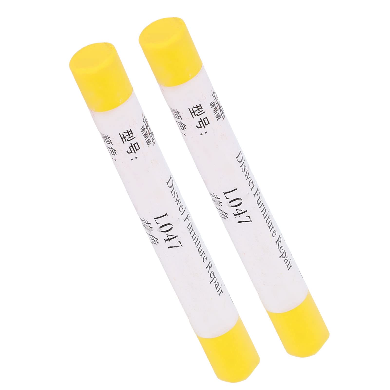 Kit 2 Pennarelli Per Riparazione Mobili In Legno - Cera Per Graffi, Colore Bianco Avorio, Facile Da Usare