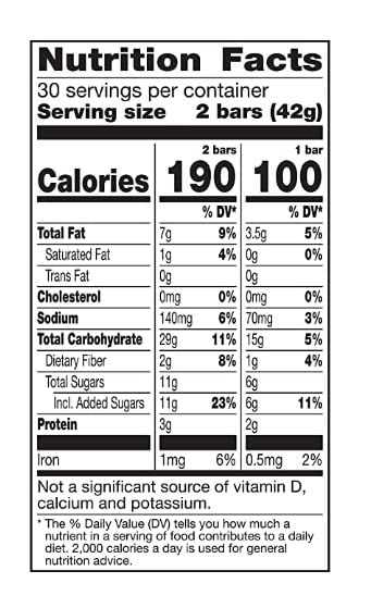Miniatura 6 de Nature Valley - Barras de granola crujientes de avena y miel, 1.49 onzas (30 bolsas)