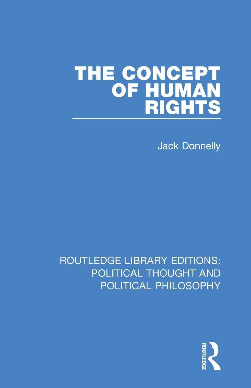 The Concept of Human Rights (Routledge Library Editions: Political Thought and Political Philosophy)