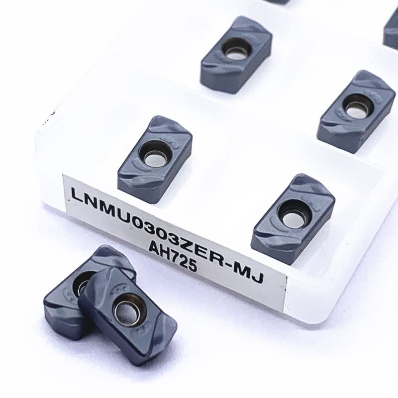 10 piezas herramienta de torneado externa LNMU0303 ZER MJ AH725 miniatura 3