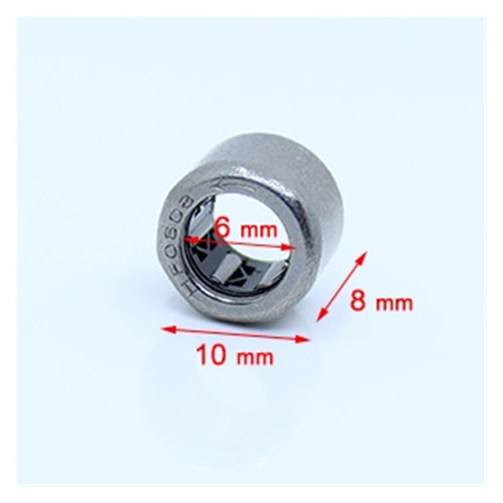 10 uds. rodamiento de agujas HF0608 6x10x8 mm