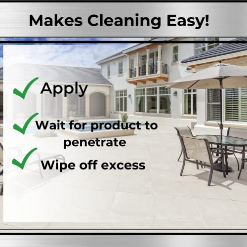 Black Diamond Stoneworks Nex-Gen Natural Stone Penetrating Sealer: Durable, Long-Lasting Protection Interior And Exterior ; Granite, Marble, Travertine, Limestone, Grout, Tile, Brick, Slate Floors And Patios #TOP4