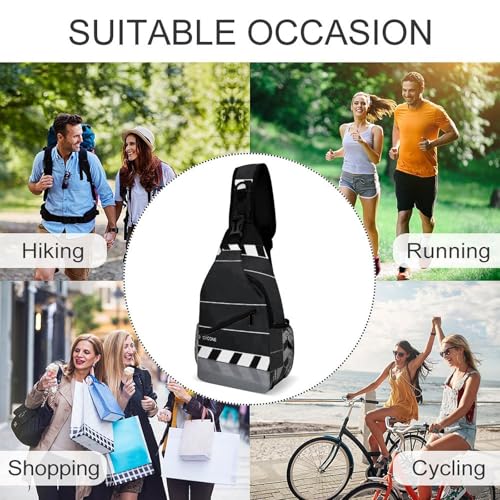 Bolso cruzado casual deportivo para viaje y senderismo miniatura 6