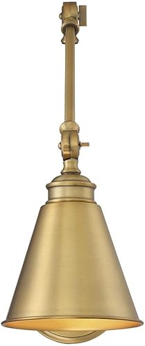 Miniatura 3 de Savoy House 9-961CP-1-322 Morland - Aplique ajustable de 1 luz con enchufe de latón cálido
