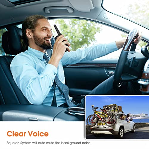 Two-Way-Radios-for-Adults-Topsung-M880-FRS-Walkie-Talkie-Long-Range-with-VOX-Belt-ClipHands-free-Walki-Talki-with-Noise-Cancelling-for-Women-Kids-Camping-Hiking-Cruise-Ship-orange-2-in-1