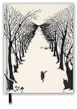  Premium Skizzenbuch: Rudyard Kipling, Streunende Katze: Unser hochwertiges Blankbook mit festem, künstlerisch geprägtem Einband im Format 28 cm x 21,6 cm
