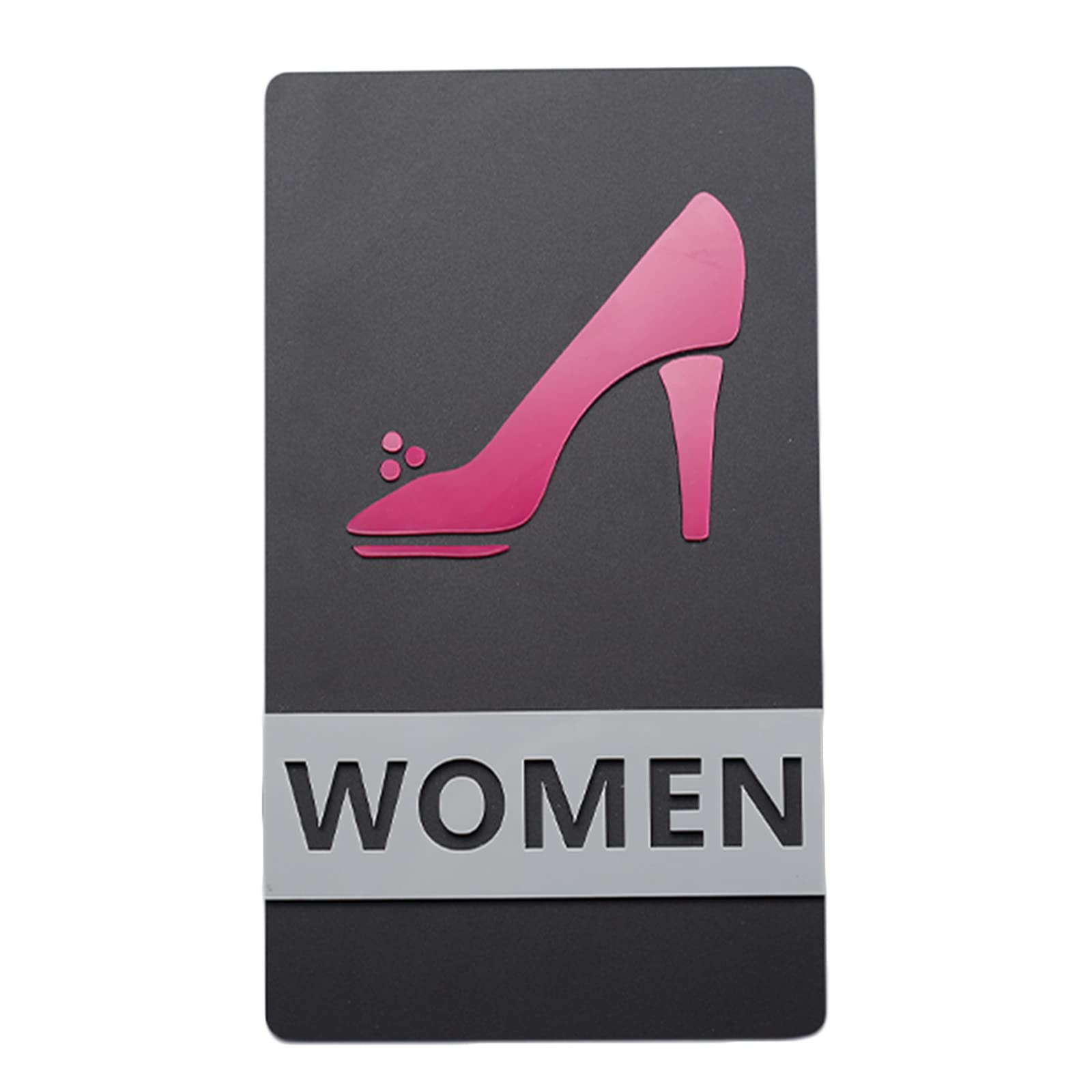 VNVFJKLO restroom sign, Men's and Women's Restroom Signs, 3D Raised Icons, Sign Decor, Acrylic, for Offices, Businesses, and Restaurants(A)