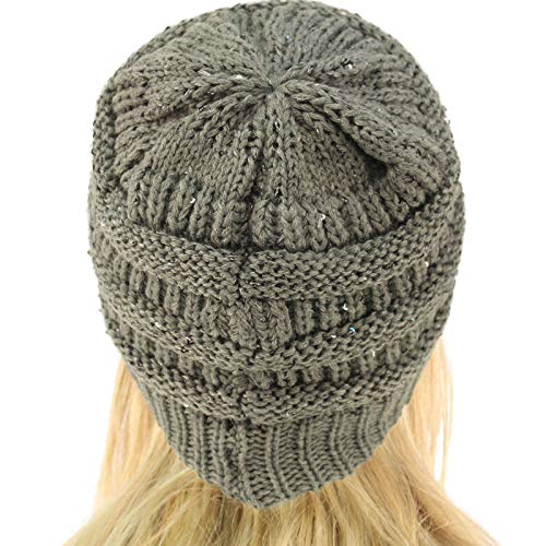 Image of Hatsandscarf CC Exclusives Solid Color Beanie Tail Hat for Adult (MB-20A)