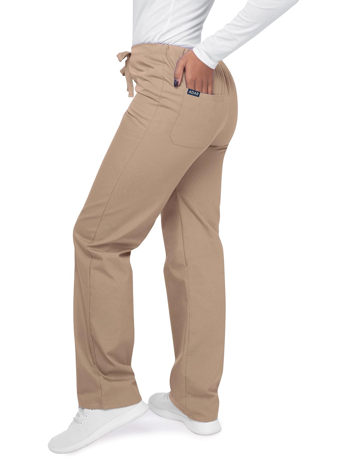 Adar Universal Unisex Pflegebekleiung - lockere Hose mit Kordelzug