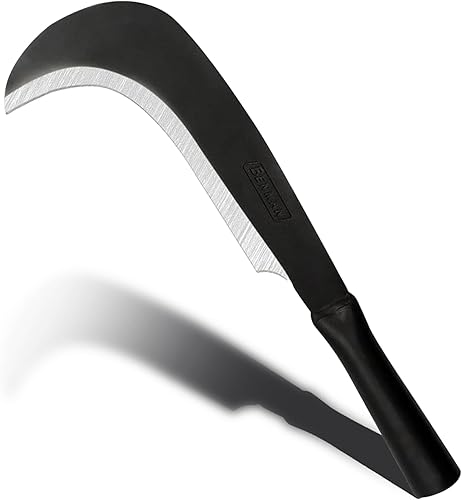 Kana Hoe 217 Herramienta de jardín japonesa - Azada de mano/hoz es perfecta para deshierbar y cultivar. El borde de la hoja es muy afilado.