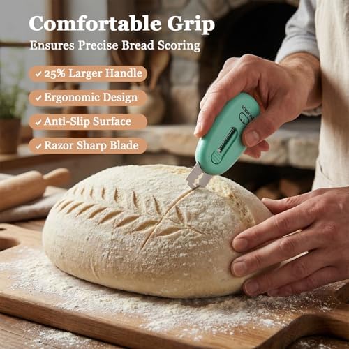 DRAXZOR 3-Pack Bread Lame, Professional Sourdough Scoring Tool Set - 1