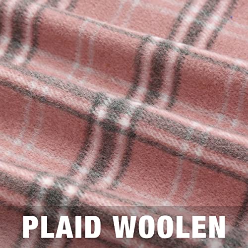 Image of IDEALSANXUN Womens High Waist Plaid Skirt Bodycon Pencil Wool Mini Skirts