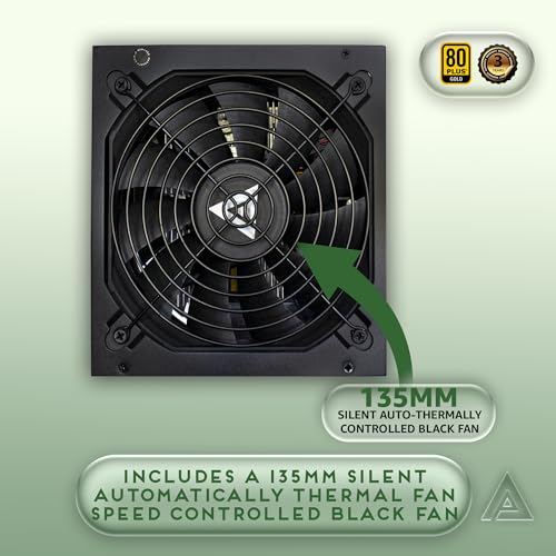 Image of Apevia ATX-PR700W Prestige 700W 80+ Gold Certified, ATX Active PFC, DC to DC Converter Design 135mm Silent Fan, RoHS Compliance, ATX Gaming Power Supply