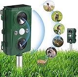 PETBROO Cat Deterrent Outdoor, Dog Deterrent for Gardens Green Upgraded…