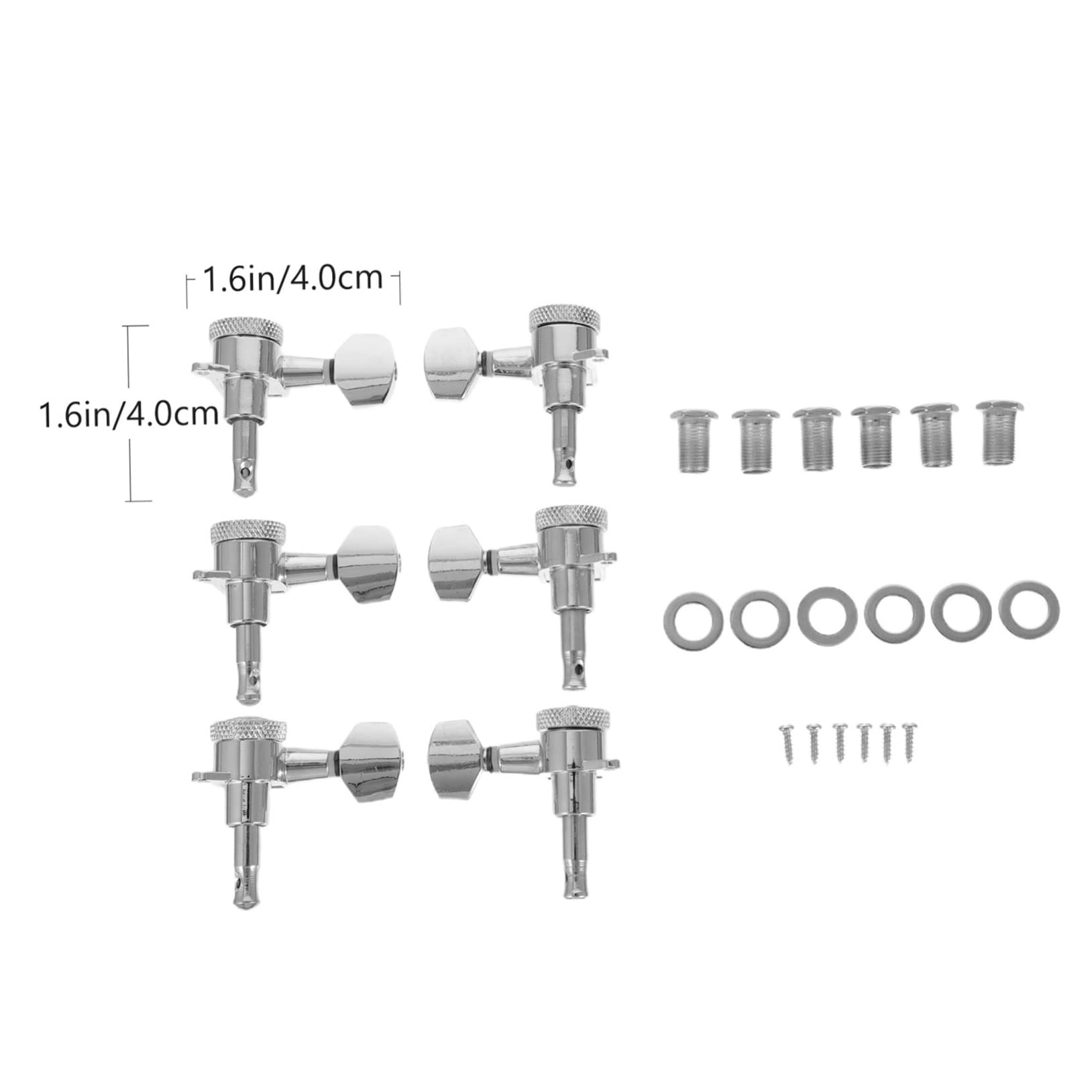 SUPVOX Professional Guitar Tuning Pegs Metal Guitar Machine Heads for Easy Tuning
