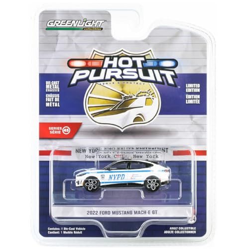 Greenlight Hot Pursuit Ford Mustang Mach E 1:64 miniatura 1