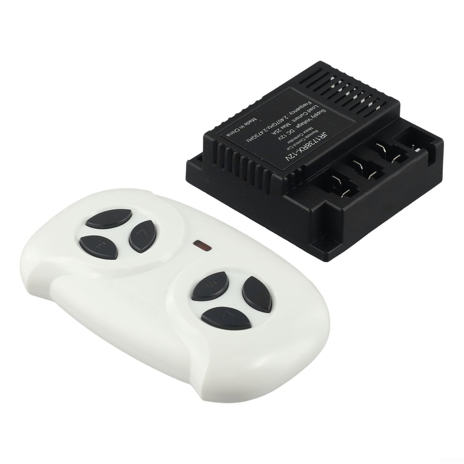 KHIronHive Children Electric Vehicle Remote Control Receiver JR-RX-12V 6V Controller Compatible with Baby Car Accessories Replacement Component Kit(JR1738RX full set)