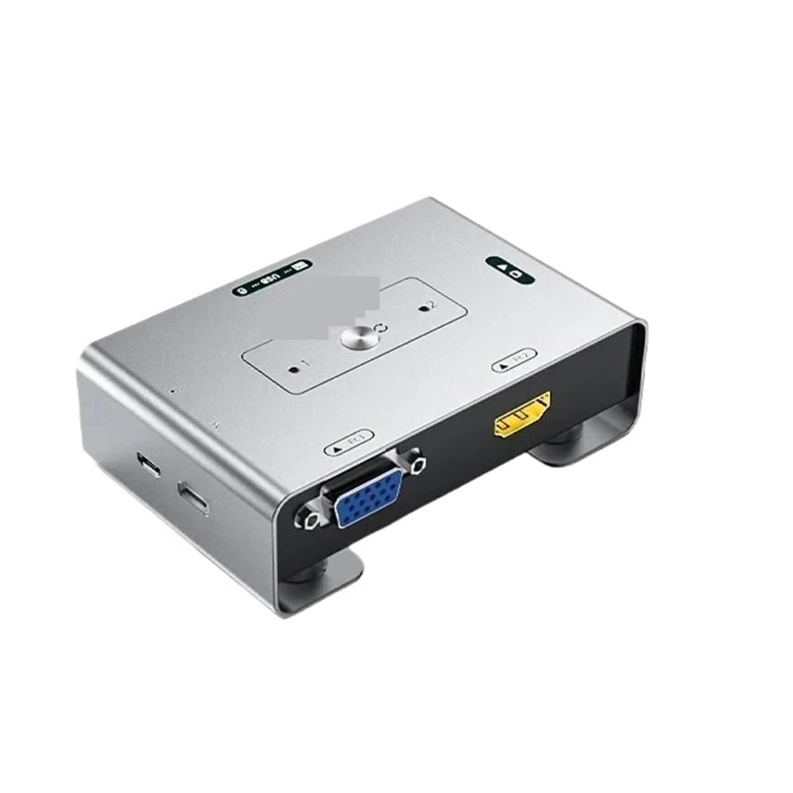 Przełącznik KVM VGA do VGA 2x1 1080P 60Hz Video Switcher(Beige)