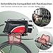ROCKBROS Fahrrad Gepäckträger Mountainbike Gepäckträger Schnellspanner mit Reflektor 24-29 Zoll mit/ohne Schutzblech Aluminiumlegierung