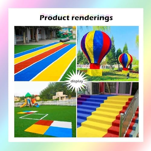 Realistic Synthetic Pet Turf Mat for Dogs - Natural-Looking Astroturf Rug with Drainage Holes, Ideal for Balcony & Backyard Decor (59x63 in)