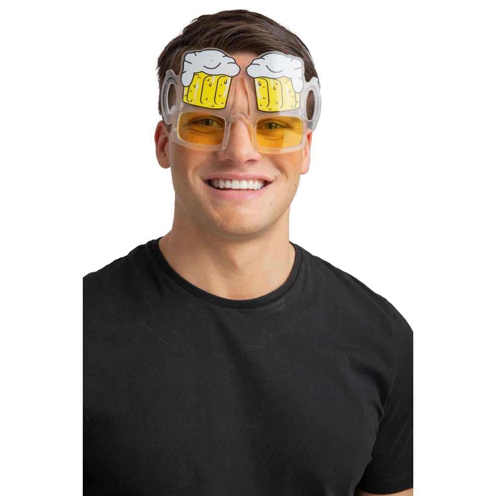 Wicked Costumes Oktoberfest Stag Do Beer Glasses Fancy Dress Accessory