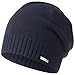 Produktbild GIESSWEIN Cashmere Beanie Schwarzenstein - Kaschmir Mütze für Damen & Herren, Unisex Feinstrick Haube, Long Slouch Cashmere Beanie
