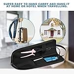 Beautyflier-Premium-Universal-Flat-Iron-Holder-Tavel-Bag-Heat-Resistant-Canvas-Travel-Tote-Bag-for-Hair-Straighteners-Ideal-for-Home-Travel-Use-Fits-Most-Hair-Tools